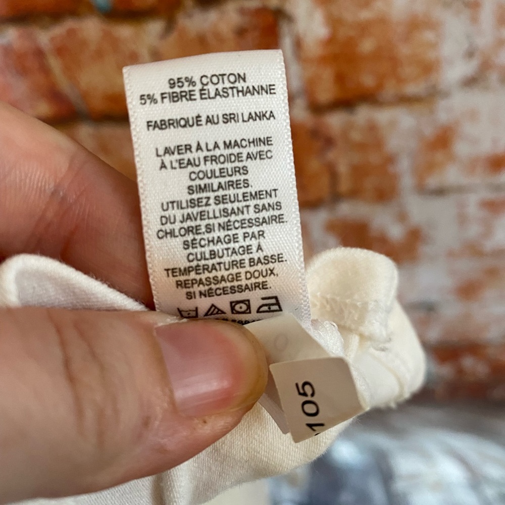 Express white peplum tank top zip back medium - Picture 6 of 7